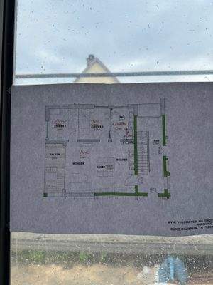 Grundriss auf Fenster