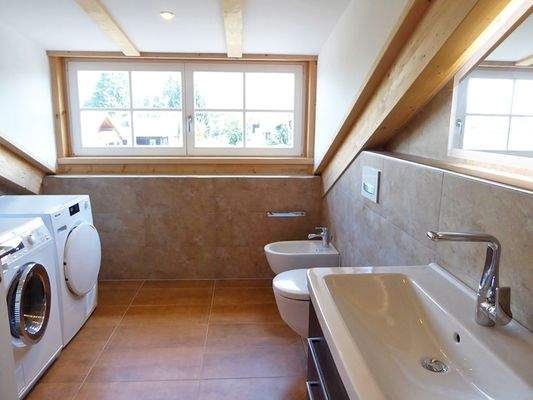 ... und Waschmaschinen und Trockneranschluss