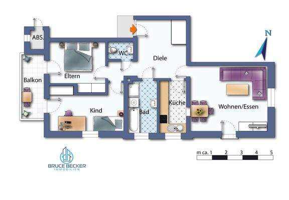 Grundriss farbig BBI 61119