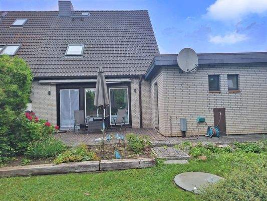 Terrasse der Ferienwohnung 2, Ansicht 1