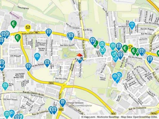 Geolyzer Kartenausschnitt