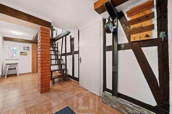 Sichtbare Holzbalken