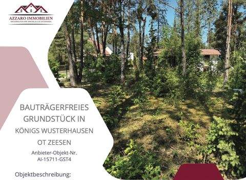Königs Wusterhausen OT Zeesen Grundstücke, Königs Wusterhausen OT Zeesen Grundstück kaufen