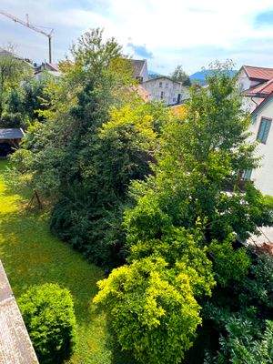 Balkon - Blick Garten.