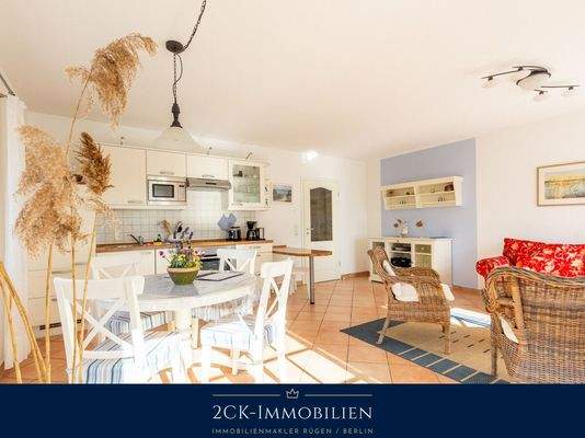 Wohn-, Essbereich mit Küche