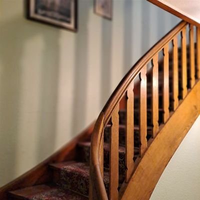 Eichenholztreppe - Detailansicht