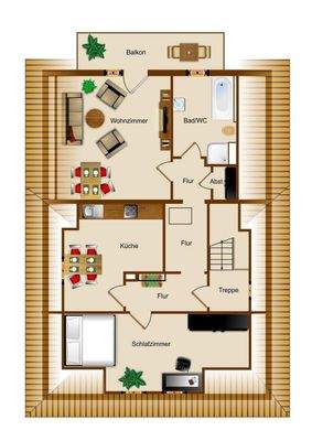 Dachgeschosswohnung in Denzlingen