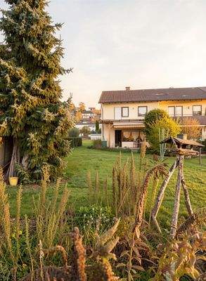 Garten & Hausansicht hinten