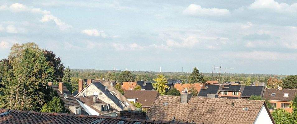 Blick Richtung Düsseldorf