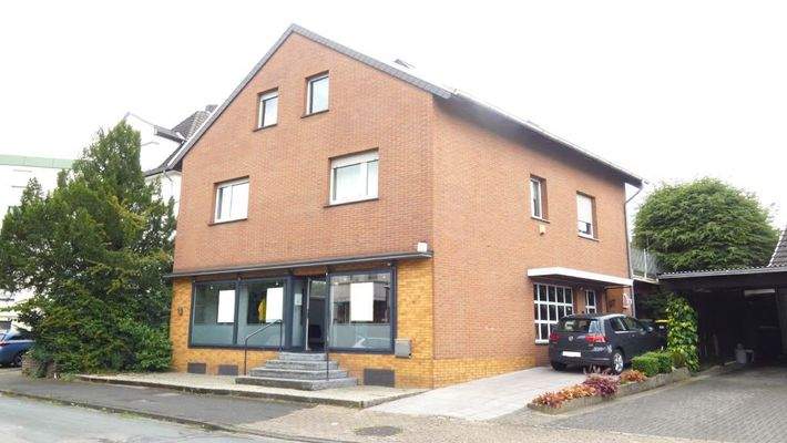 Ansicht der Eingänge