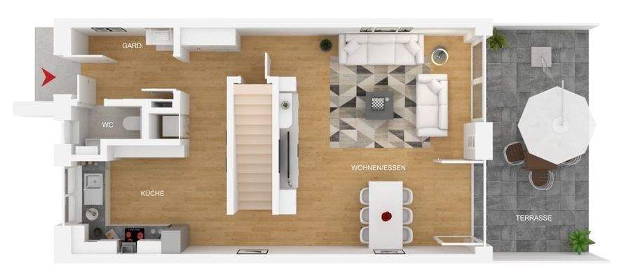 Grundriss Erdgeschoss