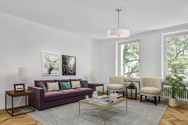 Visualisierung  Maisonette: Wohnzimmer oben