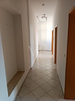 Blick Zugang mit Flur