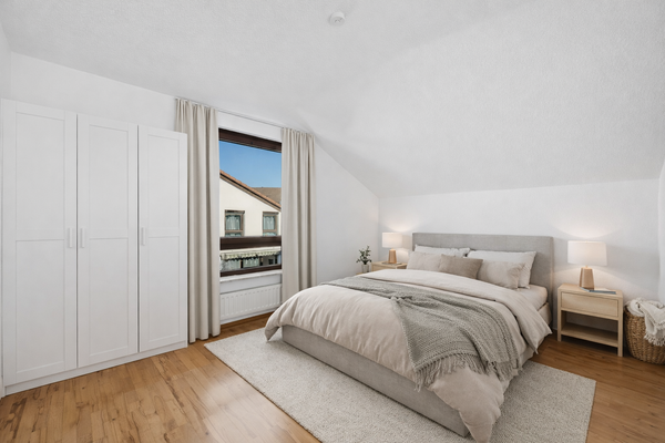 OG | Schlafzimmer (1), virt. Darstellung