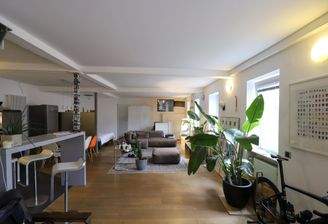 Wohnen-Essen-Arbeiten Erdgeschoss-Ansicht 1