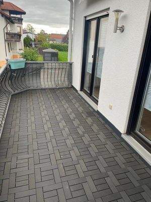 großzügiger Balkon