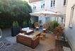 Innenhof im Sommer