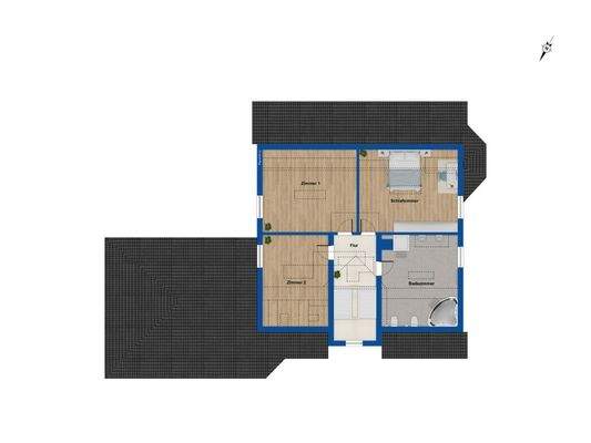 Grundriss - Dachgeschoss