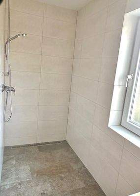 Ebenerdige Dusche im Erdgeschoss