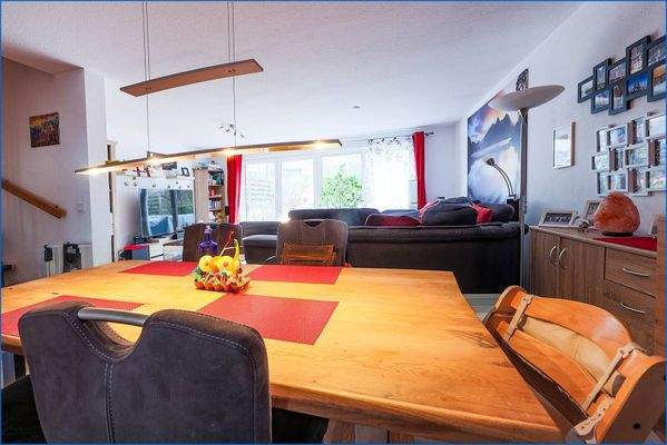 Esszimmer Blick Wohnzimmer