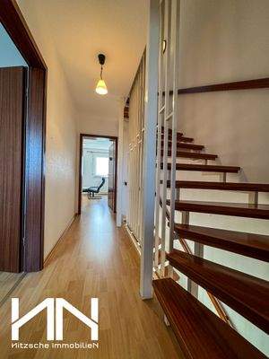 Treppe ins Dachstudio