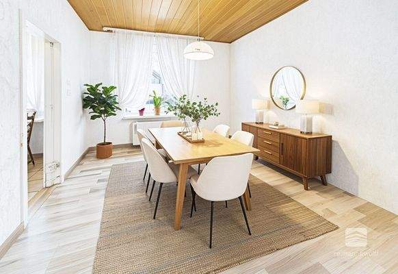 Wohn-/Esszimmer (KI)