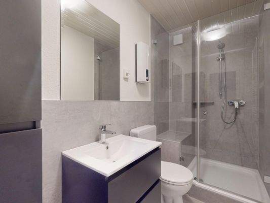 Modernes Bad im Speicher