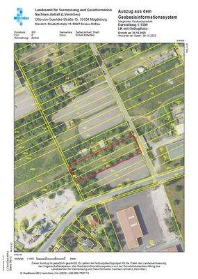 Verkaufsobjekt (rot markiert)