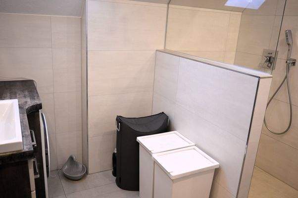 neues Tageslichtbad m. gr. Regendusche org.