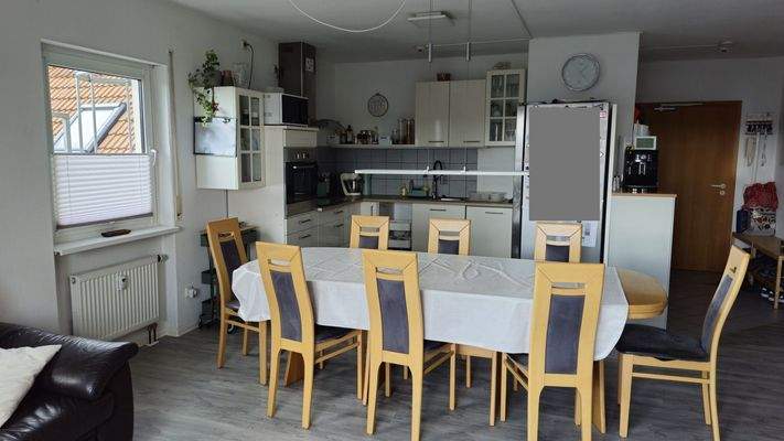 Essbereich mit Küche - Küche wird nicht mitvermiet