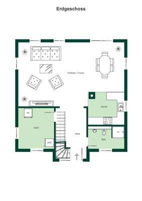 Grundriss Erdgeschoss Ist