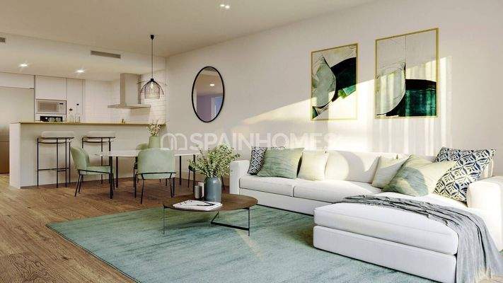 Stylish 3-Bedroom Flats in a Golfside Complex in Monforte del Cid