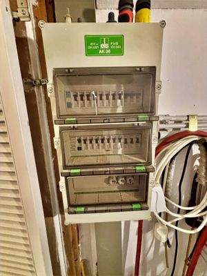 Sicherungskasten der Wohnung