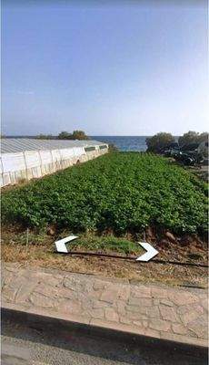 Südostkreta, Koutsouras: Baugrundstück direkt am Meer zu verkaufen