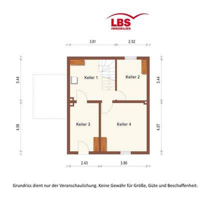 Grundriss Kellergeschoss