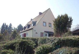 Giebelansicht mit Eingangsbereich