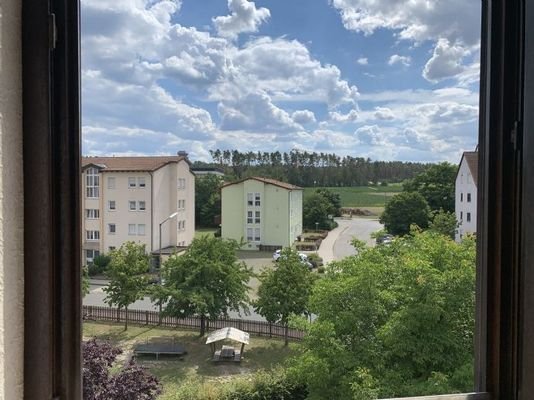 Blick aus dem Schlafzimmer