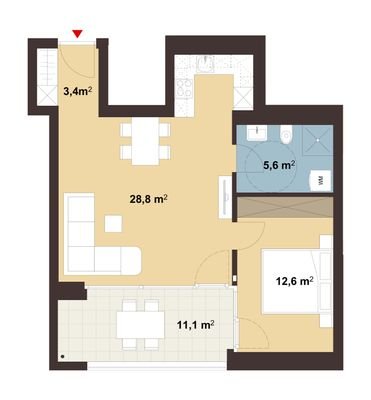 Wohnanlage Ringstraße, Feldkirch - Grundriss Whg A05
