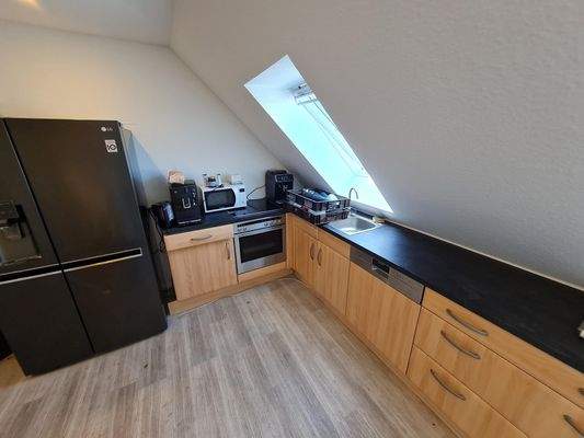 Küche im Dachgeschoss
