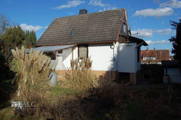 Hausansicht von hinten