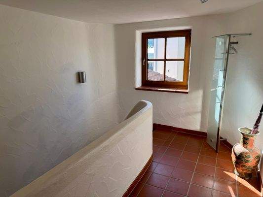 Treppenaufgang zur Wohnung