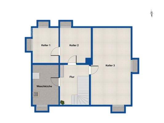 Grundriss Kellergeschoss