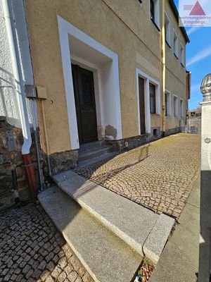 Terrasse vorm Haus