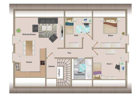 Grundriss Dachgeschoss