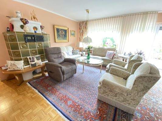 Wohnzimmer mit Kaminofen