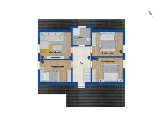 Grundriss Dachgeschoss