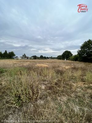 Blick auf das Grundstück