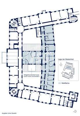 Grundriss 1. Obergeschoss ehemalige Praxis