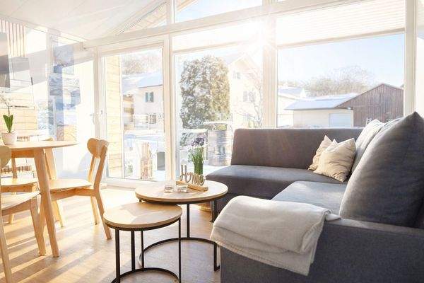 Wohnzimmer mit Ausblick