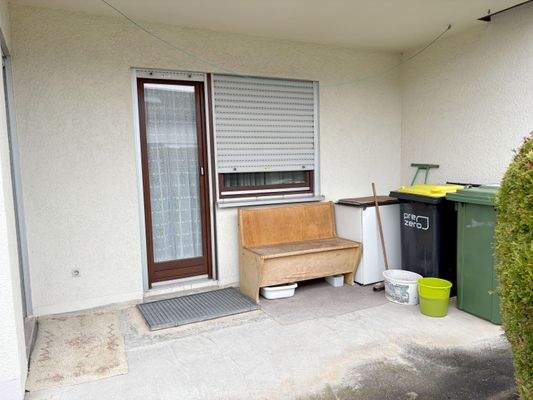 überdachte Terrasse